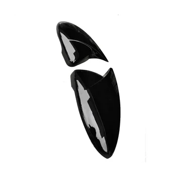 1 пара накладок на зеркало заднего вида для Kia Forte K3 Cerato 2019-2023, модифицированная наклейка в виде бычьего рога, ярко-черная