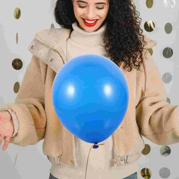 50 Шт Королевский Синий Латексный воздушный шар Воздушные шары на День Рождения Для девочек Украшения сцены вечеринки В помещении Объемная Свадебная Эмульсия Валентинки ПВХ