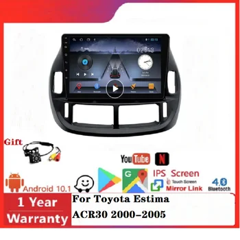 Android 8 core 8 + 128 ГБ carplay Автомобильный DVD-плеер Для Toyota Estima ACR30 2000-2005 Голосовое Управление аудио для автомобильного GPS-навигатора