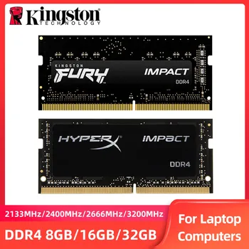 Kingston DDR4 8 ГБ 16 ГБ 32 ГБ 2133 МГц 2400 МГц 2666 МГц 3200 МГц Память ноутбука PC4-25600 21300 SODIMM DDR4 RAM Память ноутбука