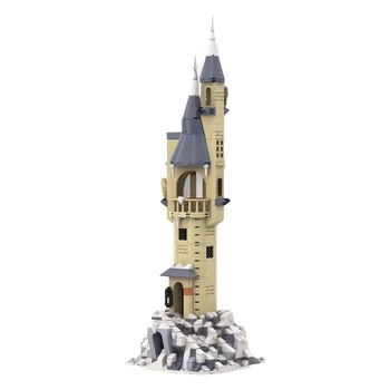 MOC 74348 Вилла Хижина на дереве Церковь Средневековый Волшебный Замок Совятня Башня Набор строительных блоков Модель Ведьминого кирпича Детские игрушки-головоломки в подарок