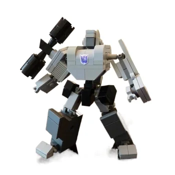 MOC Transformation G1 Megatron Robot Assembly Building Block Model Assembly Игрушки для детей и мальчиков Подарки к Рождественскому фестивалю