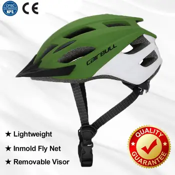 MTB Велосипедный Шлем 240 г Сверхлегкий С Солнцезащитным Козырьком Дышащая Велосипедная Шляпа для Мужчин и Женщин Безопасное Велосипедное Снаряжение Casco Bicicleta