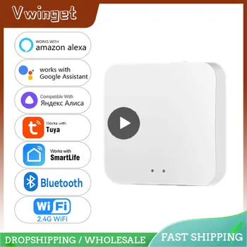 Tuya ZigBee Многорежимный Шлюз-Концентратор Умный Дом WiFi Мост Bluetooth Сетка Smart Life Пульт Дистанционного Управления Работает С Alexa Google Alice