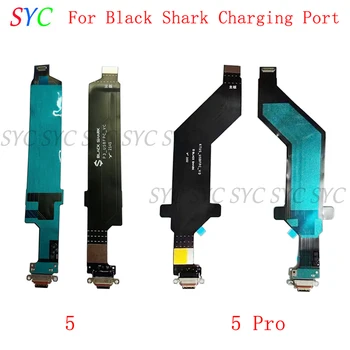 USB-разъем для зарядки, гибкий кабель, плата для Xiaomi Black Shark 5 Pro, разъем для зарядки, док-станция для розетки, запчасти для ремонта