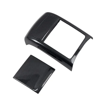 Автомобильная Карбоновая Задняя Рамка Для Вентиляционного Отверстия Кондиционера Anti-Kick Panel Cover Trim для Subaru WRX/WRX STi 2015-2017