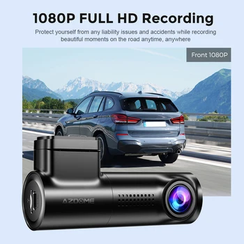 Автомобильный видеомагнитофон, циклическая запись, Автоматическая видеокамера, Автомобильный регистратор данных HD 1080P, широкоугольный парковочный монитор на 150 градусов, Wi-Fi