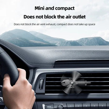 Автомобильный освежитель воздуха, вращающийся мини-вертолет, ароматерапия, очищающий запахи, автомобильные духи, диффузор эфирного масла, снимающий стресс для дома