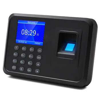 Биометрический сканер отпечатков пальцев, ЖК-дисплей, USB-система контроля отпечатков пальцев, часы времени, регистратор регистрации сотрудников