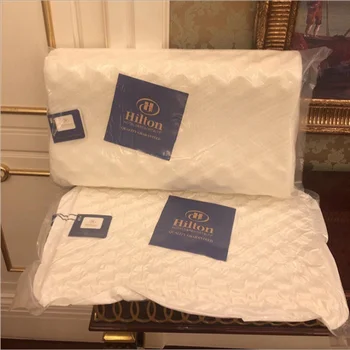 Взрывоопасная Латексная подушка Hilton, подушка для шеи из натурального латекса, Подарочная подушка на память, Тайская Детская Латексная подушка