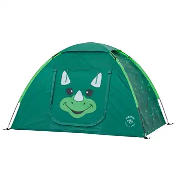 Детская походная палатка Chip the Dinosaur на 2 персоны - зеленый цвет