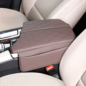 Для BMW 5 серии 2011-2017, чехол для автомобильного подлокотника, чехол для центральной консоли из искусственной кожи С сумкой для хранения, накладка для подлокотника, левый руль