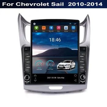 Для Tesla Style 2Din Android 12 Автомагнитола Для Chevrolet Sail 2010-2014 Мультимедийный Видеоплеер GPS Стерео Carplay DSP Camer RDS