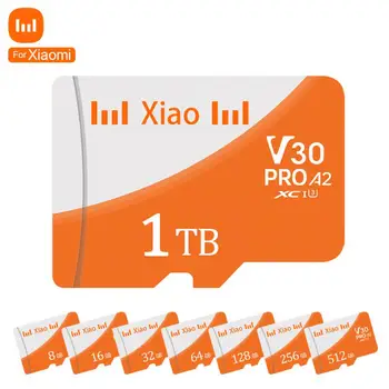 Для Xiaomi Micro SD Карта памяти Класса 10 1 ТБ 512 ГБ 256 ГБ 128 ГБ 64 ГБ Micro SD TF Флэш-карта 32 64 128 ГБ microSD для Камеры телефона