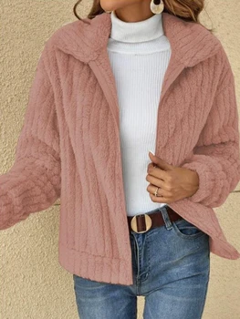 женское зимнее пальто, новинка в корейской версии, Плюшевый топ, особенно женский для зимы, Теплые модные темпераментные элегантные куртки