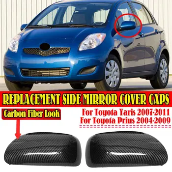 Замена крышки зеркала заднего вида 2X для Toyota Yaris 2007-2011 Prius 2004-2009 Накладка чехла для зеркала заднего вида