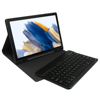 Защитный чехол для планшета с клавиатурой BT, слотом для пера, Тачпадом, Совместимым с Samsung Galaxy Tab A8 10,5 дюймов SM-X200/SM-X205/SM-X207