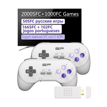 Игровая консоль Подключи и играй, 16-разрядные встроенные видеоигры 900/3000, 4K Retro Con, новый челночный корабль