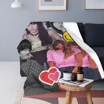 Клетчатое одеяло Aitana, Фланелевое, Весна/осень, подарок Ангела с 3D принтом, Многофункциональные теплые одеяла для постельных принадлежностей, коврик для спальни