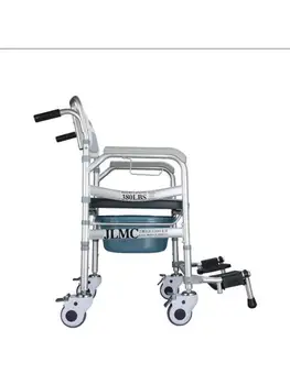 Кресло для ванны с колесом для пожилых людей, Передвижной туалет, инвалидная коляска, Переносное кресло для душа для инвалидов, Специальное противоскользящее кресло