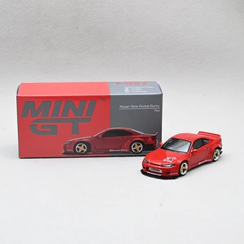 Миниатюрная модель легкосплавного автомобиля Nissan S15 527 в масштабе 1/64, коллекция игрушек, Сувенирная витрина, Украшения для автомобиля, Игрушка