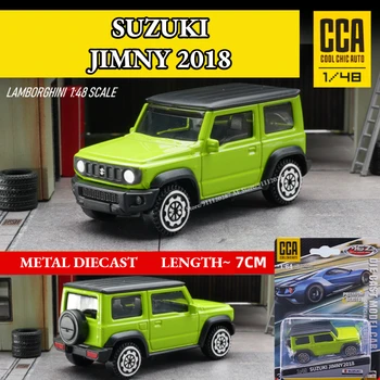Модель мини-автомобиля SUZUKI JIMNY 2018 в масштабе 1/64, точная копия металлического миниатюрного художественного автомобиля, отлитая под давлением Коллекция Подарочных игрушек для мальчика-друга