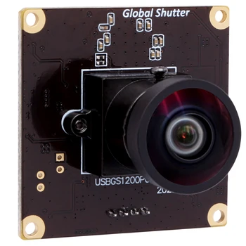 Модуль камеры ELP с высокоскоростным глобальным затвором USB с высокой частотой кадров 90 кадров в секунду 1080P Мини UVC USB2.0 Плата веб-камеры без искажений объектива