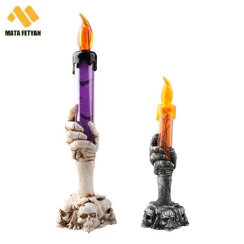 Настольная декоративная лампа-свеча на Хэллоуин, 2 шт