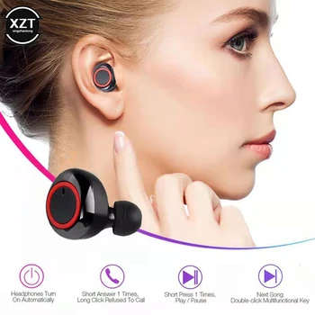 Наушники Bluetooth Y50 5.0 Tws In Ear Bluetooth 50 Спортивные стереонаушники для бега с микрофоном Аксессуары для беспроводных наушников