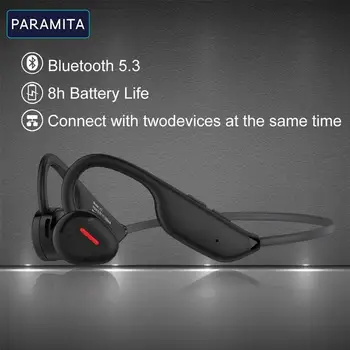Наушники PARAMITA Air Conductive Беспроводные наушники Bluetooth Водонепроницаемая Спортивная гарнитура с микрофоном для тренировок, бега и вождения автомобиля