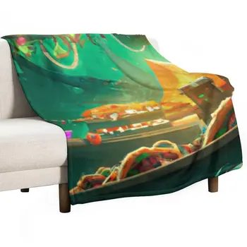 Новое одеяло Taco land, модные диванные одеяла, одинарное одеяло, одеяло для декоративного дивана, пушистое одеяло