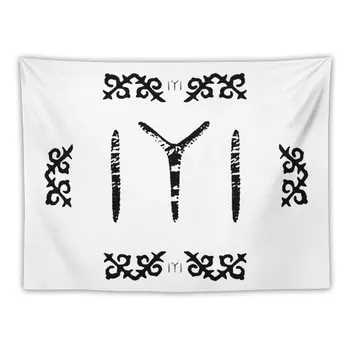 Новый гобелен Kayi Flag Grunge IYI Настенные покрытия декоративная настенная роспись