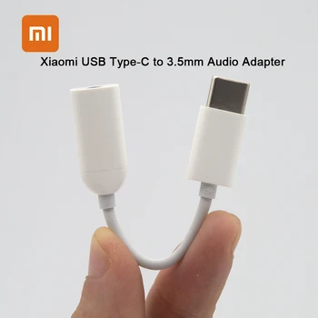 Оригинальный Аудио Конвертер Наушников Xiaomi USB 3.1 Type C в 3,5 мм Адаптер Для Музыкальных Наушников Конвертер Для Xiaomi Mi 9 6 8 SE Mix 2