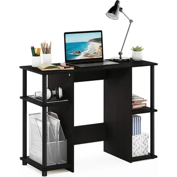 Письменный стол DUTRIEUX с регулируемой высотой Компьютерный рабочий стол, открытое хранилище
