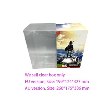 Пластиковая крышка для переключателя NS для коллекционной коробки The Legend of Zelda: Breath of the Wild Master Sword ограниченной версии для ЕС/Австралии