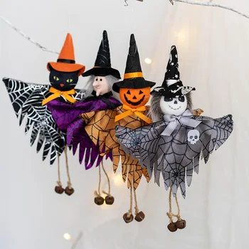 Подвесные подвески на Хэллоуин Тыква Призрак Ведьмы Черная кошка Кукла Подвески Фестиваль призраков Розыгрыш для детей Счастливого Хэллоуина