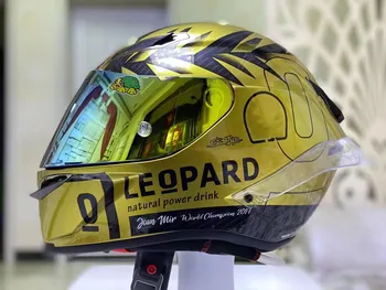 Полнолицевой шлем, шлем для защиты от падения Golden egg с георадаром для езды на мотоцикле