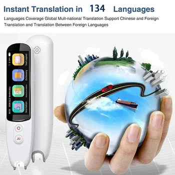 Портативная интеллектуальная ручка для голосового перевода S5A 134 Языковой онлайн-переводчик в режиме реального времени, Сканирующее устройство для чтения словаря
