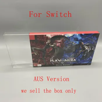 Прозрачная защитная коробка для переключателя NS для версии Bayonetta 2 AUS / JP Для хранения игровых оболочек, прозрачная витрина