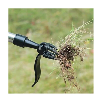 Ручные инструменты для прополки Садовые инструменты для ухода за газоном на заднем дворе (с палкой) Ножной крючок для прополки сорняков с длинной ручкой