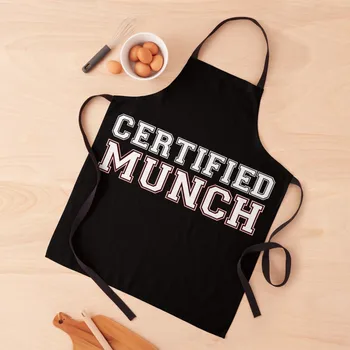 Сертифицированный Munch Proud Munch Day Lover Любовный Фартук Кухонные Принадлежности Фартук Кухонная Женщина Кухонные Принадлежности