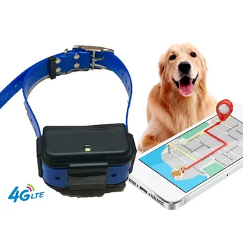 Собака GPS Трекер 4G Онлайн Локатор TKstar 3000mAh с Ошейником Устройство Слежения для Животных