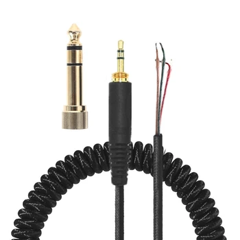 Спиральный кабель для наушников с разъемом 3,5 мм и 6,5 мм для DT 770 770PRO 990 990PRO New Dropship