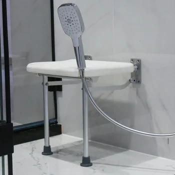 Стул для душа Домашний Удобный табурет для ванной комнаты, поддерживающий ножки сиденья для ванны, Водонепроницаемая доска для сиденья, стул для купания, устойчивый к нагрузке