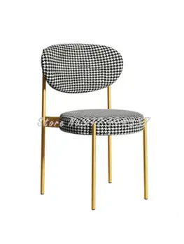 Табурет для макияжа легкий роскошный стул со спинкой для домашней спальни, для девочек, чистый красный туалетный столик в скандинавском стиле, табурет в современном минималистичном стиле