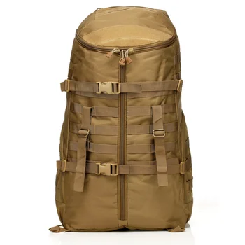 Уличный рюкзак большой емкости объемом 60 л, с несколькими карманами на обоих плечах, съемный плечевой ремень, походный рюкзак унисекс для кемпинга