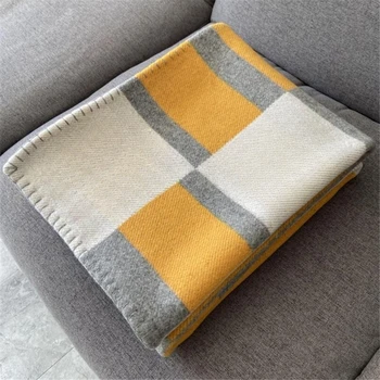 Шерстяное одеяло с надписью на заказ, зимнее утолщенное одеяло для офисного автомобильного дивана с теплым ворсом