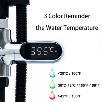 Электричество, Горячая Ванна, Монитор температуры воды, Домашний светодиодный дисплей, Смесители для душа, Термометр для воды, Измеритель температуры для купания